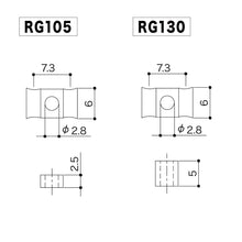 Carregar imagem no visualizador da galeria, RELIC Gotoh RG105 &amp; RG130 Stamped Steel String Guitar Retainer SET AGED NICKEL