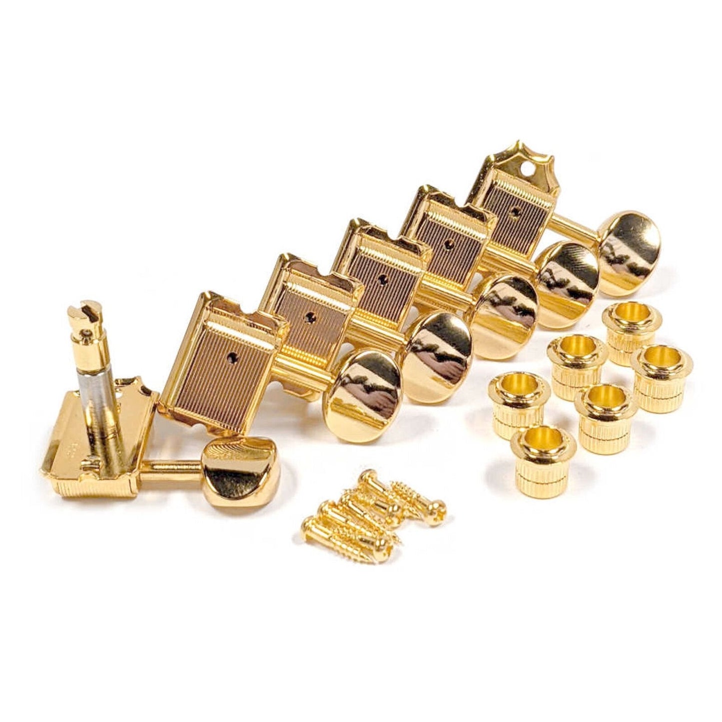 NEW Gotoh SD91-05M MG Magnum Lock 6-in-line LOCKING Keys Vintage Style - GOLD