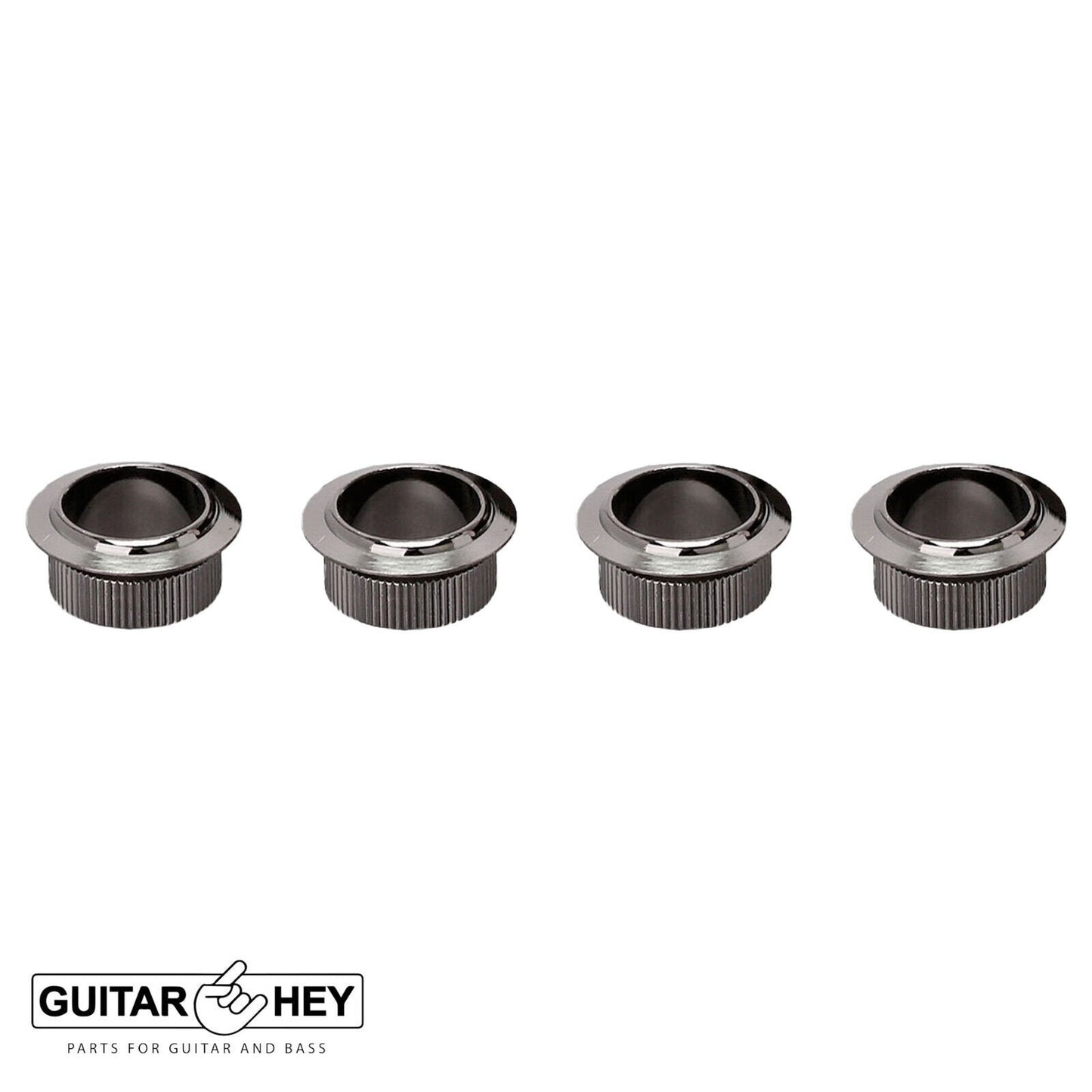 NEW Gotoh GB2 4 In-Line Clover Leaf Bass Tuners 26:1 Gear Ratio - COSMO BLACK