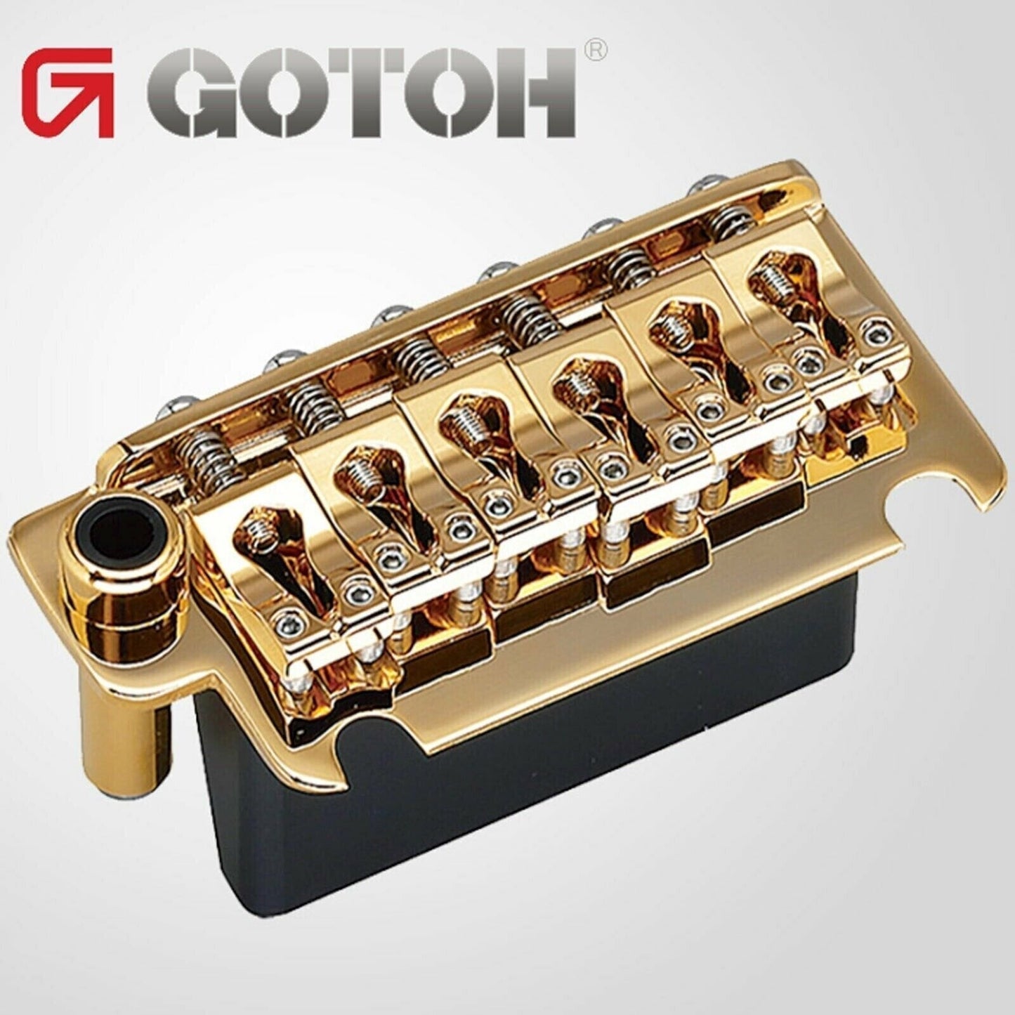 NEW Gotoh 510T-BS1 Non-locking 2 Point Tremolo Bridge w/ 37MM BLOCK HEIGHT, GOLD