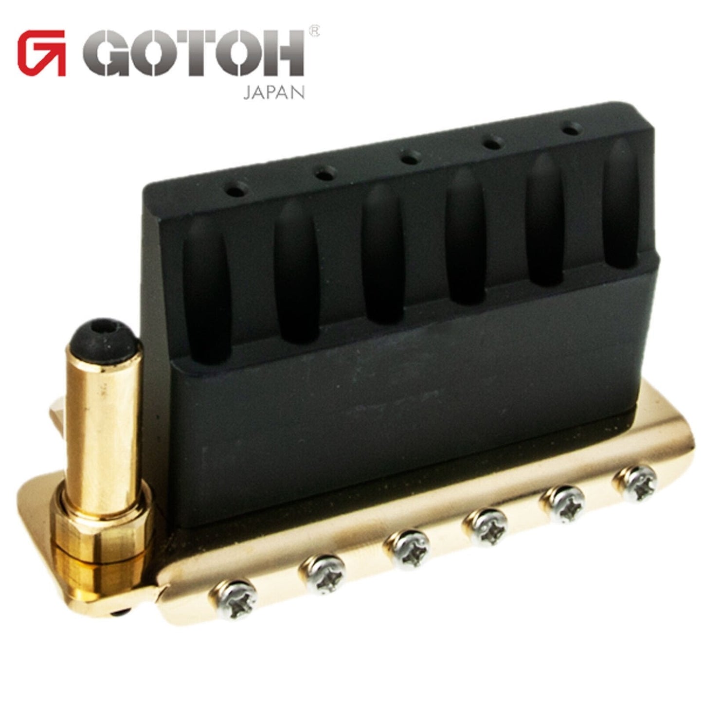 NEW Gotoh 510T-BS1 Non-locking 2 Point Tremolo Bridge w/ 37MM BLOCK HEIGHT, GOLD