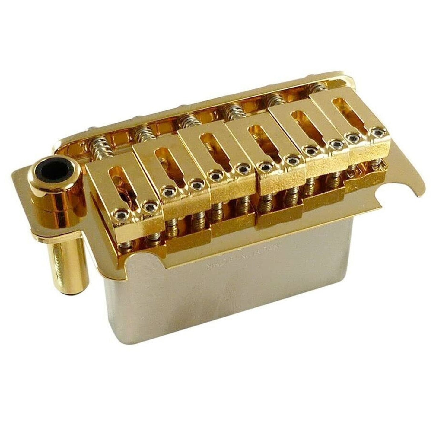 NEW Gotoh 510TS-FE1 Non-locking 2 Point Tremolo Bridge w/ STEEL Block - GOLD