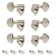 Load image into Gallery viewer, NEW Grover 502N LOCKING Tuners 3x3 for Modern Gibson Les Paul SG - NICKEL