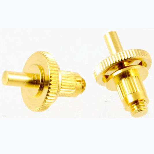 NEW (2) M5 Studs & Body Inserts for Nashville Tunematic TOM Bridge - GOLD