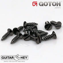 Carregar imagem no visualizador da galeria, (12) Gotoh Premium Screws for Classical Acoustic Guitar Slot Head - COSMO BLACK