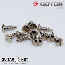 Carregar imagem no visualizador da galeria, (12) Gotoh Premium Screws for Classical Acoustic Guitar Slot Head - NICKEL