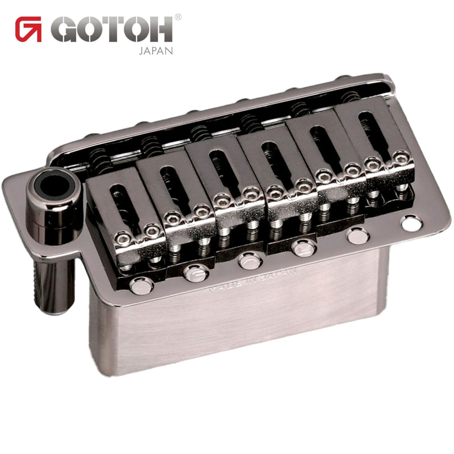 NEW Gotoh 510TS-FE2 Non-locking Tremolo Bridge Steel Saddles & Block COSMO BLACK