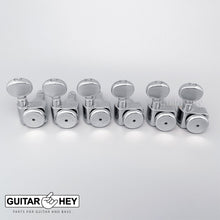 Load image into Gallery viewer, NEW Hipshot Tuners Fender Directrofit LOCKING Non-Staggered OVAL Buttons, CHROME