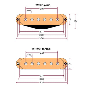 NEW DiMarzio DP217 HS-4 Single Coil Strat Pickup (formerly YJM™) - CREAM