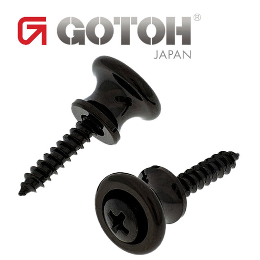 NEW Gotoh EP-B1 End Pins Small Strap Button for Guitar & Bass - BLACK