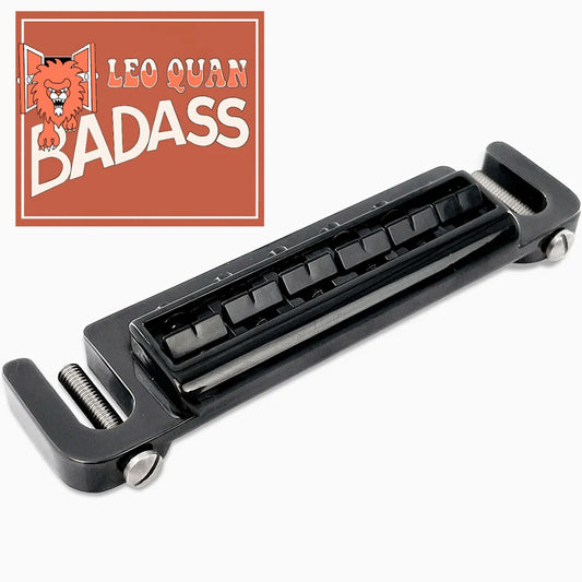 NEW Leo Quan® Badass Wraparound™ Guitar Bridge with SAE Locking Studs - BLACK