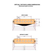 Load image into Gallery viewer, DiMarzio DP408 Virtual Vintage® 54 Pro Single Coil Pickup for Strat - AGED WHITE