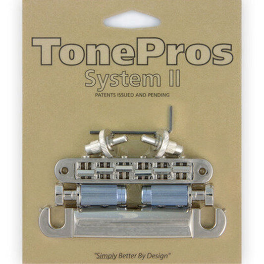 NEW TonePros LPS02-N Nashville Complete Bridge & Tailpiece Set - NICKEL