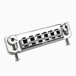 NEW Leo Quan® Badass Wraparound™ Guitar Bridge with METRIC Locking Studs CHROME