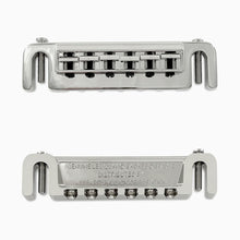 Load image into Gallery viewer, NEW Leo Quan® Badass Wraparound™ Guitar Bridge with METRIC Locking Studs CHROME