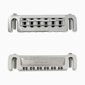 NEW Leo Quan® Badass Wraparound™ Guitar Bridge with METRIC Locking Studs CHROME