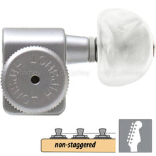 Load image into Gallery viewer, NEW Hipshot Non-Stag Tuners Fender® Directrofit™ LOCKING Pearl Buttons - SATIN