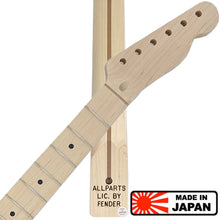 Load image into Gallery viewer, NEW Allparts Fender® Licensed Neck For Telecaster® Solid Maple - TMO-C-MOD Japan