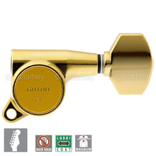 Load image into Gallery viewer, NEW Gotoh SG381-07 MG Magnum Locking Set 6 in line Tuners Right Handed - GOLD
