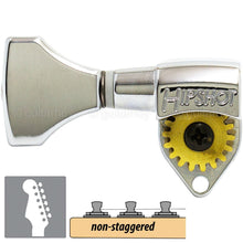 Load image into Gallery viewer, NEW Hipshot Classic 6 in Line LEFTY Non-Staggered Open-Gear 18:1 Ratio - NICKEL