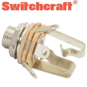 NEW (1) Switchcraft #12B 1/4" Input Stereo Jack for guitar/Bass