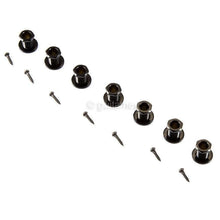 Carregar imagem no visualizador da galeria, NEW Gotoh SG381-07 R7 Set 7 in line Tuners Keys w/ Screws LEFT HANDED - BLACK