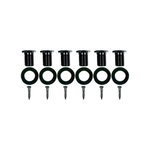 NEW Gotoh SGS510Z-B07 6 in Line Set Mini Tuners PLASTIC Buttons 18:1 - BLACK