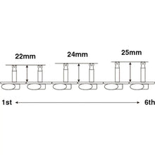 Load image into Gallery viewer, NEW Gotoh SD91-05M STAGGERED Post Vintage Tuners for Fender Strat/Tele - GOLD