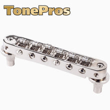 Carregar imagem no visualizador da galeria, NEW Tonepros TP6R Nashville Style Roller Tunematic Bridge - NICKEL