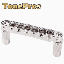 Load image into Gallery viewer, NEW Tonepros TPFR Roller Saddles, METRIC Tuneomatic - NICKEL