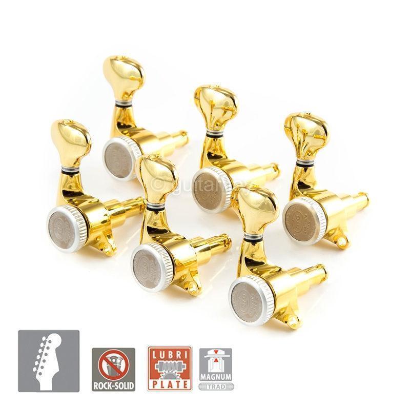 NEW Gotoh SGS510Z-S5 MGT Set MAGNUM LOCKING TRAD 6 in line Right Handed - GOLD