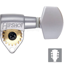 Carregar imagem no visualizador da galeria, NEW Hipshot Classic Open-Gear SMALL Buttons 18:1 Ratio 3x3 - SATIN CHROME