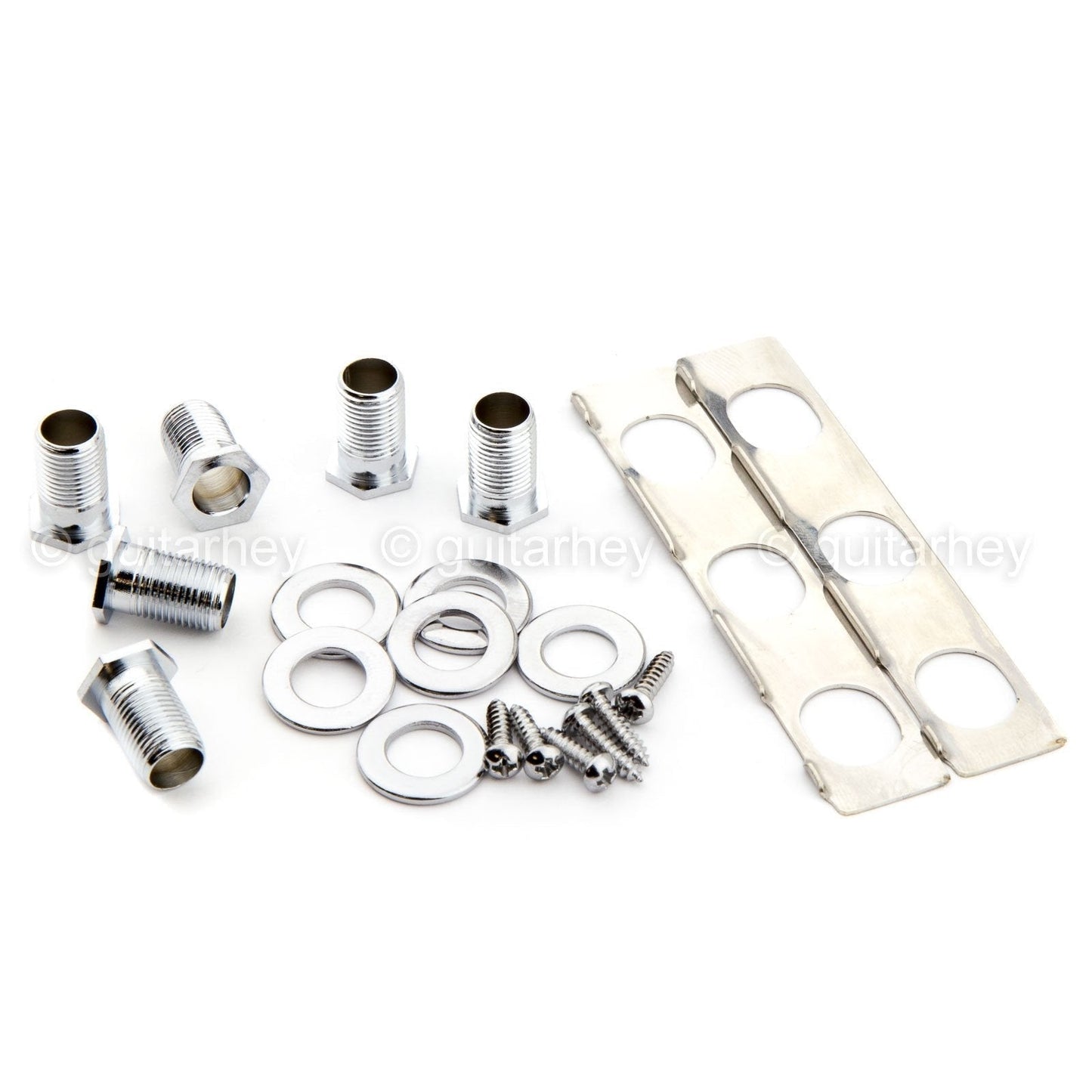 Hipshot Classic 6K1EN0C-STAG Mini Tuners M6 Style 6 in line STAGGERED - CHROME