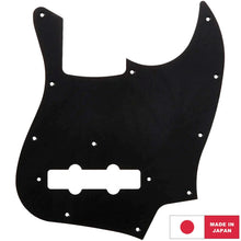 Load image into Gallery viewer, NEW 1-Ply 11 Hole Pickguard For Fender Japan 4 String Jazz Bass - MATTE BLACK