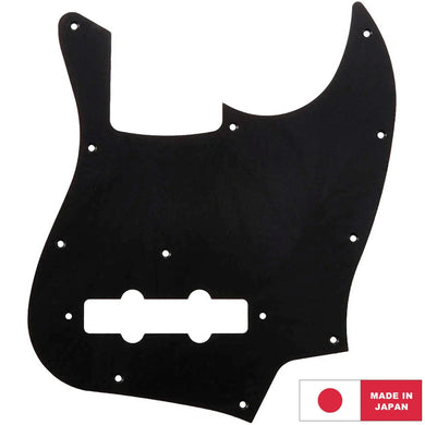 NEW 1-Ply 11 Hole Pickguard For Fender Japan 4 String Jazz Bass - MATTE BLACK