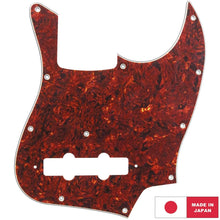 Load image into Gallery viewer, NEW 4-Ply 11 Hole Pickguard For Fender Japan 4 String Jazz Bass - RED TORTOISE