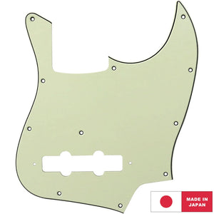 NEW 3-Ply 11 Hole Pickguard For Fender Japan 4 String Jazz Bass - MINT GREEN