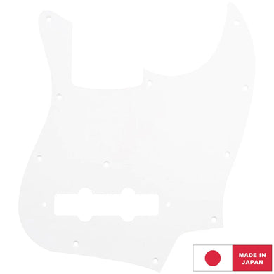 NEW 1-Ply 11 Hole Pickguard For Fender Japan 4 String Jazz Bass - WHITE