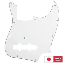 Load image into Gallery viewer, NEW 3-Ply 11 Hole Pickguard For Fender Japan 4 String Jazz Bass - WHITE