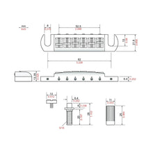 Load image into Gallery viewer, NEW TonePros AVT2G-N Standard Wraparound (Standard Locking Studs) - NICKEL