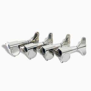 NEW Leo Quan® Badass 4-in-line Set SGT™ Bass Keys - Sealed 20:1 Ratio - NICKEL