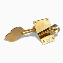 Load image into Gallery viewer, NEW Leo Quan® Badass 4-in-line set OGT™ Bass Keys Open Gear Large Post - GOLD