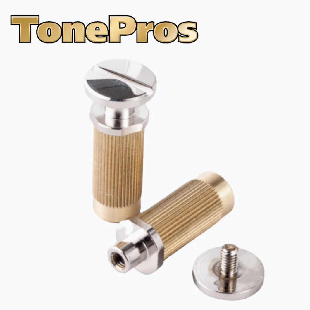 NEW TonePros SPRS2-N Standard Stud and Anchor Set for PRS® & Wraparound - NICKEL