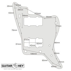 NEW 3-Ply Pickguard for Japan Fender Jazzmaster® - BLACK