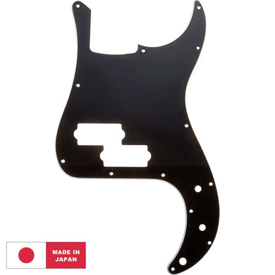 NEW 3-ply Pickguard for Standard Fender Precision/P Bass® Made in Japan - BLACK