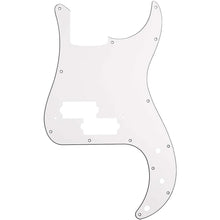 Load image into Gallery viewer, NEW 3-ply Pickguard for Standard Fender Precision/P Bass® - WHITE