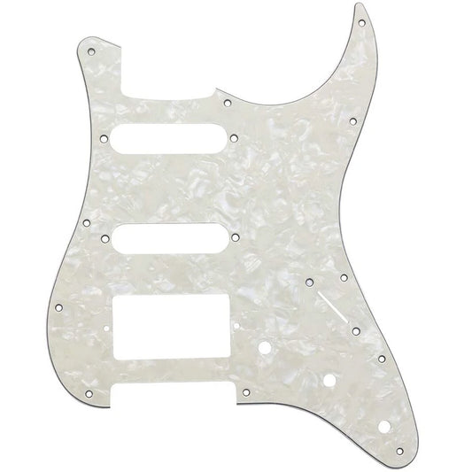4-ply H/S/S Pickguard for Fender Stratocaster/Strat® 11-Holes PARCHMENT PEARLOID