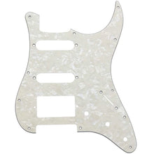 Carregar imagem no visualizador da galeria, 4-ply H/S/S Pickguard for Fender Stratocaster/Strat® 11-Holes PARCHMENT PEARLOID