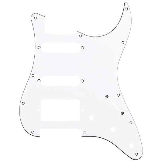 NEW 3-ply H/S/S Pickguard for Fender Stratocaster/Strat® 11-Holes - WHITE