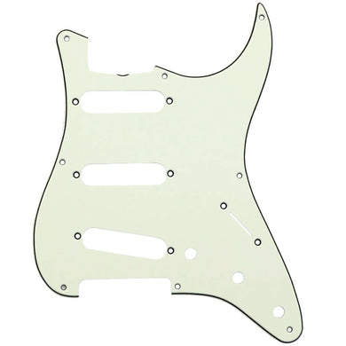 3-ply S/S/S Pickguard for '59 Fender Stratocaster/Strat® 8-Holes - MINT CREAM